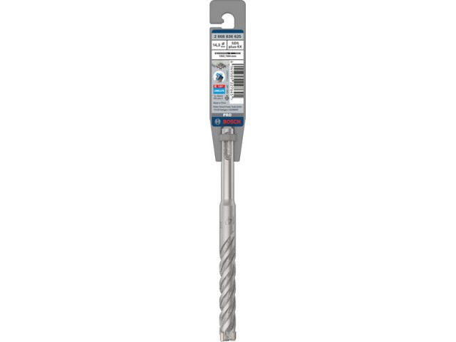 Udarni sveder Bosch PRO SDS-plus-5X, Dimenzije: 14,3x100x160mm, 2608836625